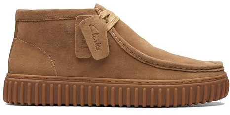 Clarks Torhill Hi, Scarpe Chukka Uomo, Pelle Scamosciata Sabbia Scura, 41 EU