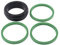 Doo Engy Formdichtung Dichtring Ladeluftschlauch Schlauchdichtung Turboschlauch Dichtung Satz Turbo Ladeluftkühler für 3er E46 E90 E91 E93 E92 5er E60 E61 7er E65 E66 E67 X3 E83 X5 E53 E70 X6 E71 E72