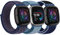 Bcuckood Nylon Armband kompatibel mit Fitbit Versa 4/Sense 2/Versa 3/Sense Damen Herren Weiches atmungsaktives Nylon Uhrenarmband Sport Solo Schleife Ersatzarmband