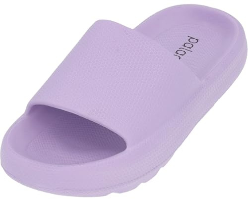 Palado Badeschuhe Damen Tabbris - modische Sandalen - bequeme Pantoletten für Spa, Strand oder Zuhause lilac UK6 - EU39