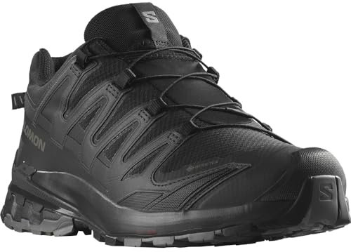 Salomon Herren Running Shoes, Black/Phantom/Pewter, 43 1/3 EU
