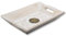 Diko.style® - Dekotablett Rechteckig Hholzschale Klein -24x15,5x4,5 cm- Holztablett dekoschale länglichc - orientalische deko boho- Holzbrett Deko - Dekotablett Holz - Weißer Elefant
