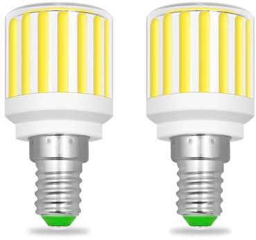 TZHILAN E14 LED Lampe 7W, 5000K Tageslichtweiß, entspricht zu 75W Glühbirne, 800LM, CRI 85, Nicht Dimmbar, kleine Edison Schraube für Kronleuchter, Heimbeleuchtung, 2er Pack [MEHRWEG]