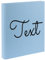 Zeugnismappe mit Namen Urkundenmappe personalisiert aus Leinen Schulkind Geschenk zur Einschulung Hellblau Text