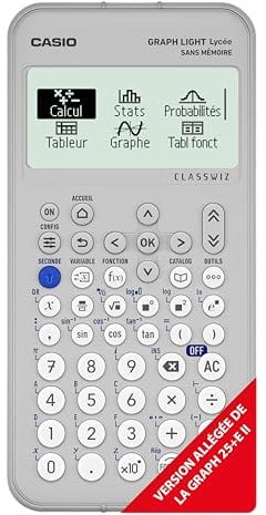 Nouvelle CASIO Graph Light