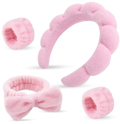 MAIROX Stirnbänder - Haarfixierung - Unisex - Rosa - Korallensamt - 1 Stück