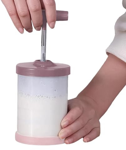 Manual Cream Dispenser | Whipped Cream Dispenser,Stainless Steel Dispenser, Ergonomic Comfort Grip Baking Tools for Kitchen,for Salad