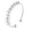 ShiWuYou Anxiety Ring Silber 925 Stress Ring Damen Fidget Ring Damen Gold, Stressring Silber Ringe 925 Frauen Angstring Silber, Anti Stress Ring mit Perlen Spinner Ringe