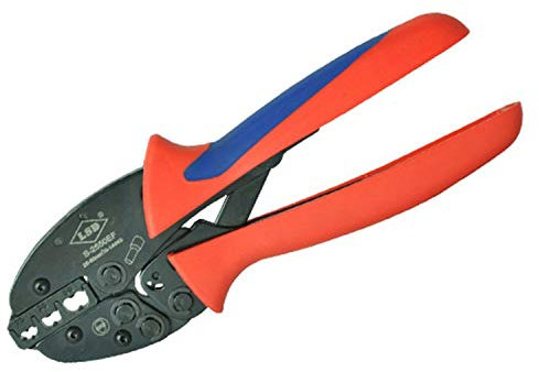 Generic Ratchet Crimping Tool for Cable Ferrules 25-50mm² 4-1AWG, Bootlace Ferrule Crimping Pliers