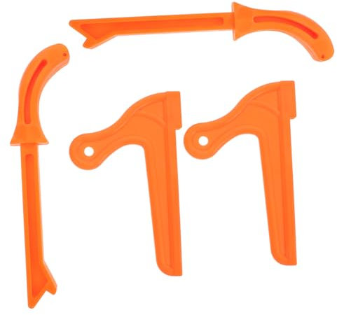 DOITOOL 4pcs Woodworking Material Pusher for Table Saw Push Handle for Jointer Shaper Band Saw Router Table Accessories Safety Push Sticks for Woodworking Tools