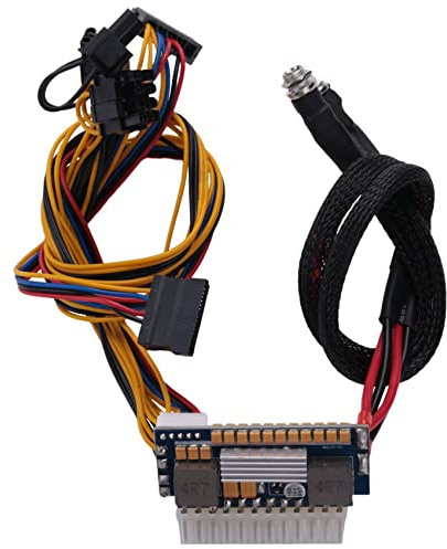 Mokassy 450W 24Pin 12V DC Pico de Entrada 450W Salida Realan Mini ITX Pico PSU DC ATX Interruptor de PC DC-DC ATX Fuente de AlimentacióN para Computadora