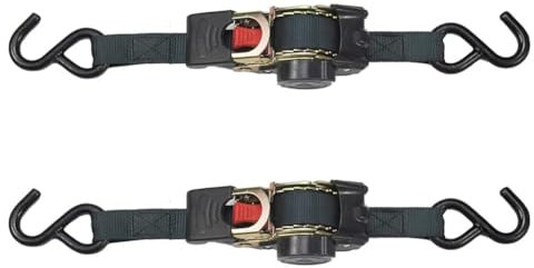 Xbsduih Universalwerkzeuge Zurrgurte mit Automatischem Aufrollen, Automatisch Einziehbar, Einfach zu Transportieren, Ratschengurt S-Haken, Einfach zu Bedienen