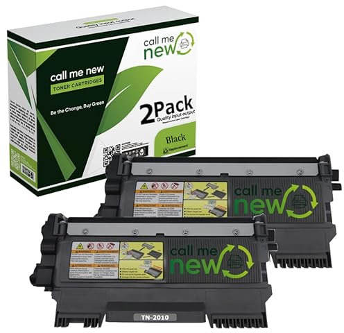 callmenew 2X Toner kompatibel mit Brother TN-2010 DCP 7055 7057 HL-L 2130 2132 2132 2135 - je 1.000 Seiten