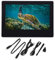 Starrypxl Monitor LCD 7 pollici con schermo IPS, angolo di visione completo, 1024 x 600, display HDMI con guscio per computer, mini PC, display con altoparlanti integrati e pannello touch.