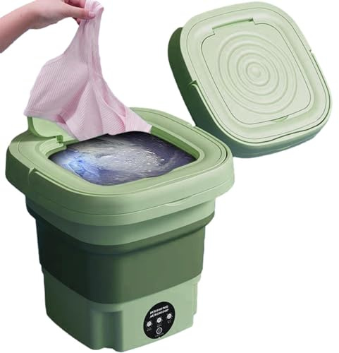 Machines à laver pliables - lave-linge compacte, mini seau portable de lavage | Machine à linge haute capacité, seau de laveur de voyage automatique, appliance à linge efficace chaussette de personne