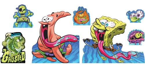 Star Cutouts SC4770 SpongeBob Halloween Multi Pack 63cm Cutouts – Official Seasonal Decorations for Kids Parties & Trick or Treat Displays