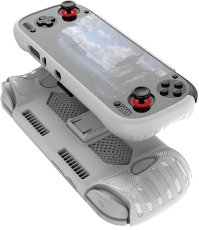 Generico Protective Shell Suitable for AYN Odin3 Game Console TPU Case Dustproof and Anti-collision Protector Sleeve Gaming Accessories (White)