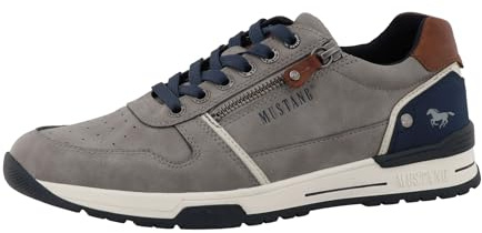 MUSTANG Herren Sneaker lässiger Urban-Look mit Reißverschluss-Detail 26M0281002