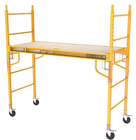 Metaltech Multipurpose 6'. Baker-Style Scaffold - 1, 000-Lb. Capacity, Steel, Model# I-CISC