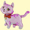 Folienballon Katze Pink Folienballons