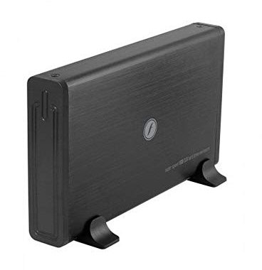 Frisby 3.5 SATA USB 3.0 3.5 Negro - Disco Duro en Red (3.5, SATA, 3 TB, USB 3.0, Negro, Aluminio)