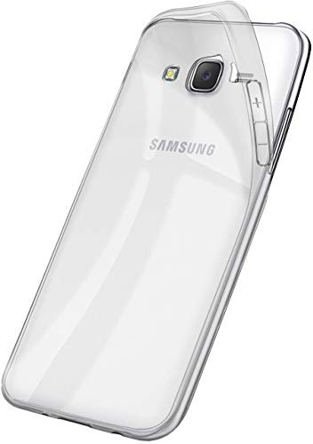 OneFlow FROSTED Clear Silicone Case compatible with Samsung Galaxy J5 (2015) Case Transparent | Mobile Phone Case Transparent Ultra Slim - Non-slip & Thin, Crystal clear