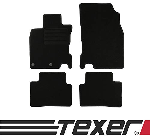 CARMAT TEXER Textil Fußmatten Passend für Nissan Qashqai II Bj. 2013- Basic