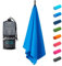 Fit-Flip Microfaser Handtücher - kompakt und leicht - Mikrofaser Handtuch schnelltrocknend - als Reisehandtuch, Sporthandtuch, Strandtuch - Badetuch groß (1x 200x90cm, Sky Blau)