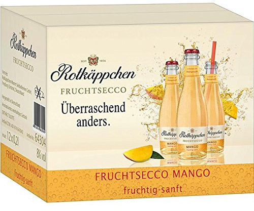 12 Flaschen Rotkäppchen Fruchtsecco Mango a 200ml Piccolo
