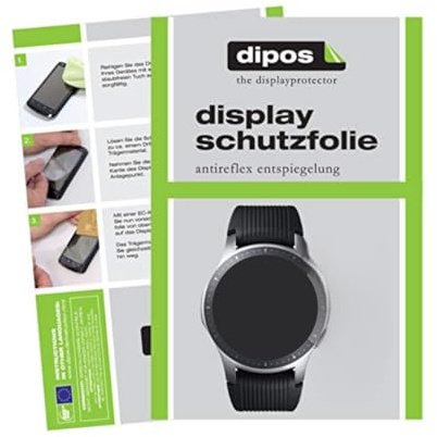 dipos I 6x Screen Protector matte compatible with Samsung Galaxy Watch 42mm Protection Films