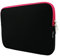 Emartbuy Black/Pink Water Resistant Neoprene Soft Zip Case/Cover Sleeve Compatible with 10-12 Inch Laptops, Tablets and Other Devices as Listed Below