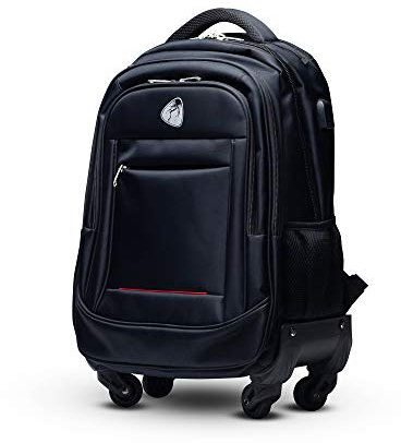 Blitzer Business Rucksack mit Trolley Funktion und abnehmbaren Rädern- 40L Fassungsvolumen - Funktionelle Laptop-Tasche für Damen & Herren - Perfekt für Business, Reisen und unterwegs - Unisex
