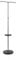 hjh OFFICE 830029 Garderobenständer Space I Metall Silber Kleiderständer inkl. Kleiderbügel, mit Schirmständer, Höhe 172,5 cm