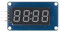 TM1637 4 bits módulo de Pantalla LED Digital de Reloj 7 segmento de tubería Paquete ánodo 0.36Inch Red Cuatro Placa de Control Serial