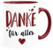 Moonworks® Kaffee-Tasse Danke für Alles Dankeschön-Geschenke Vatertag Muttertag Geburtstag Weihnachten Herz rot bordeauxrot Keramik-Tasse