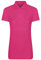 Polo da donna da donna classica a maniche corte a tinta unita, casual, lavoro, sport, giardinaggio, abbigliamento da lavoro, ideale come regalo per Natale, compleanno, elettricista, Fucsia, XXXXL