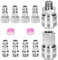 TGFIX 12 Stück Euro Druckluftkupplung 1/4 BSP Schnellkupplung für PU/PC/Gummi Kupplungen Luftschlauch Verbindungsstück Schlauch Fitting Steckverbindungen Luftleitung Schlauch Kompressor Zubehör