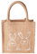 ORGANZABEUTEL24 2er Set Mini Jute Ostertaschen - Mini Shopper - 23x23x10 cm (Twin Häschen)