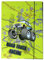 Kinder Heftbox A4 Heftmappe A4 Ordner A4 Kinder Mappe A4 Sammelbox A4 aus Pappe mit Gummizug - DIN A4 Hefter für Jungen (Off Road Truck)