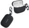 kwmobile Case Compatible with HONOR Earbuds 3 Pro Case - Silicone Cover Holder for Earbuds - Black