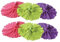 MSV Lot de 6 Franges bandelettes à serpillière en Microfibre