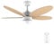 Cecotec Ventilador de Techo con Luz EnergySilence Aero 4260 Orange. 40 W, Motor DC, Diámetro 42” con 5 Aspas Reversibles, Luz LED, Mando a distancia, Temporizador, 6 Velocidades