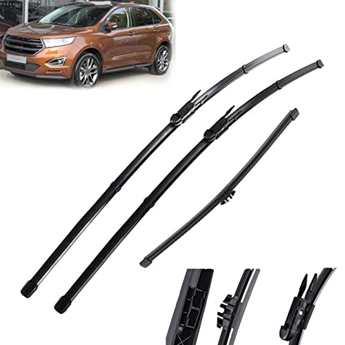 Scheibenwischer Teile Wischer Vorne Hinten Wischerblätter Set Für Ford Für Edge MK2 2015 2016 2017 2018 2019 Windschutzscheibe Windschutzscheibe Fenster 28+ 28 + 15