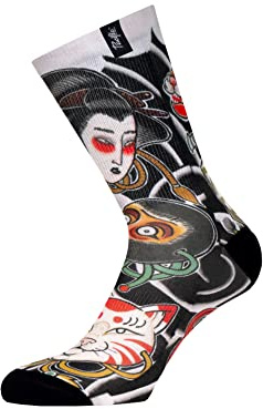 PACIFIC AND COLORS Unisex Nohmen Coolmax Laufsocken, sublimiert, mehrfarbig