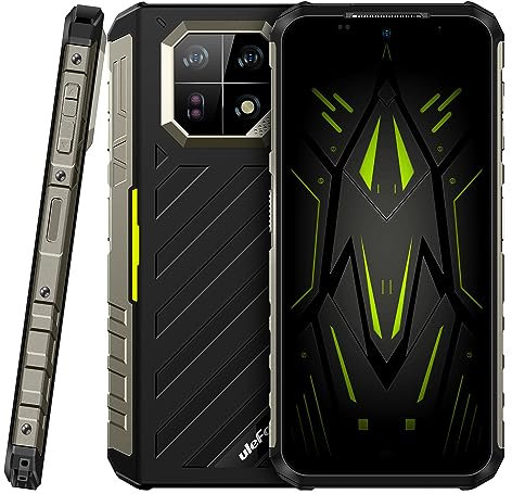Ulefone Armor 22 Smartphone Resistente, 64MP+64MP Cámara(Visión Nocturna), Helio G96 16GB+128GB, Batería 6600mAh, 6.58 FHD+120Hz, IP68 Móvil Antigolpes Android 13, Ranura para 3 Tarjetas, NFC Verde