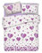 PENSIERI DELICATI Parure Copripiumino Matrimoniale 100% Cotone, Completo di Sacco 250x200cm e 2 Federe 52x82cm, Made in Italy, Copripiumino Lavabile In Lavatrice A 40°, Fantasia Mongolfiera Rosa