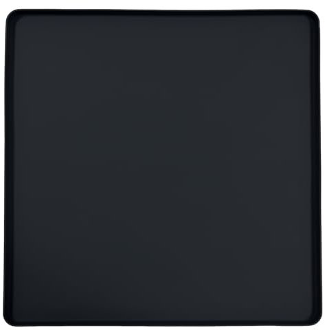 Luojuny Tapete de silicona de calidad alimentaria, tapete para lavadora, resistente al calor, antideslizante, duradero, Protector de cocina, tapete de superficie antiadherente Negro