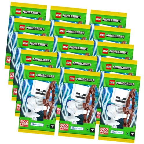 Lego Minecraft Karten Serie 1 - Sammelkarten Trading Cards (2024) - 15 Booster