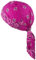 fashionchimp Zandana aus 100% Baumwolle, Bandana-Kopftuch, Bikertuch für Damen und Herren, Muster-Print (Beere-Paisley) BAC098