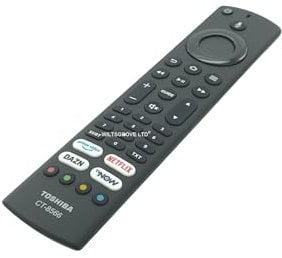 Original CT-8566 Fire TV Remote Control Compatible With Toshiba CT-8565, CT-8570 Smart LED